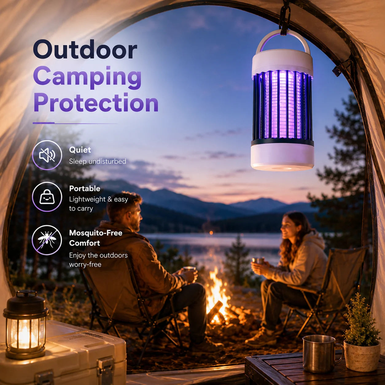 Lampe anti moustique
